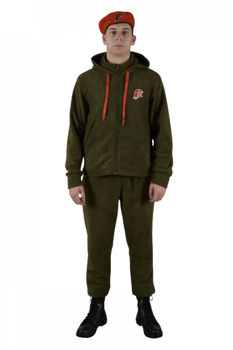 Костюм спортивный флисовый цвет Хаки